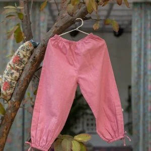Kids Harem Pant : Slub Dusty Rose