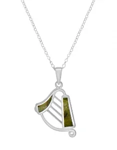 Harp Sterling Silver Necklace