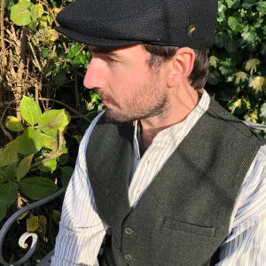 Hatman of Ireland Flat Cap Black