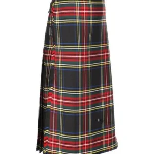 Poly Viscose Kilt Black Stewart